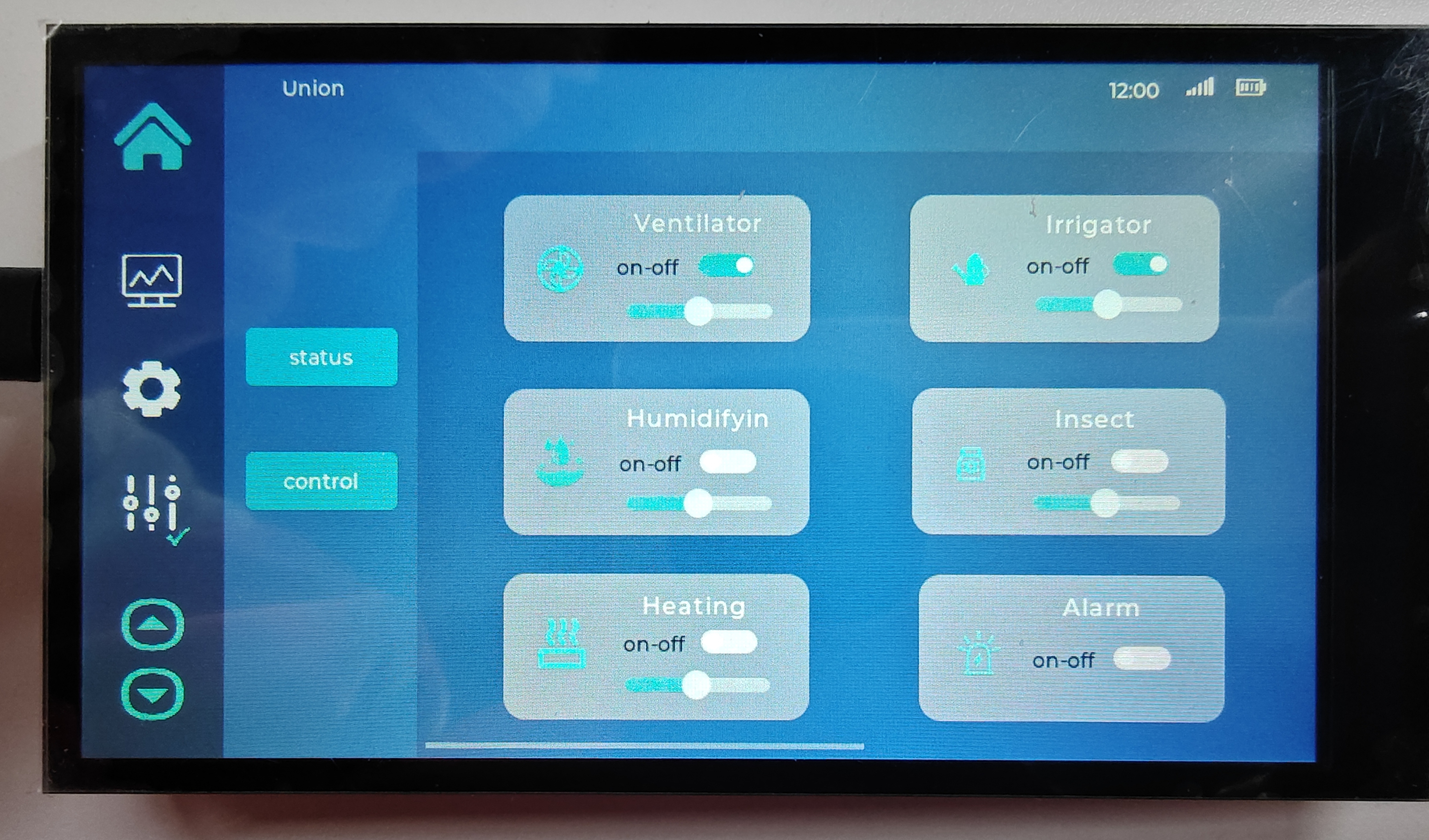 Smart Agriculture Control Panel Solution
