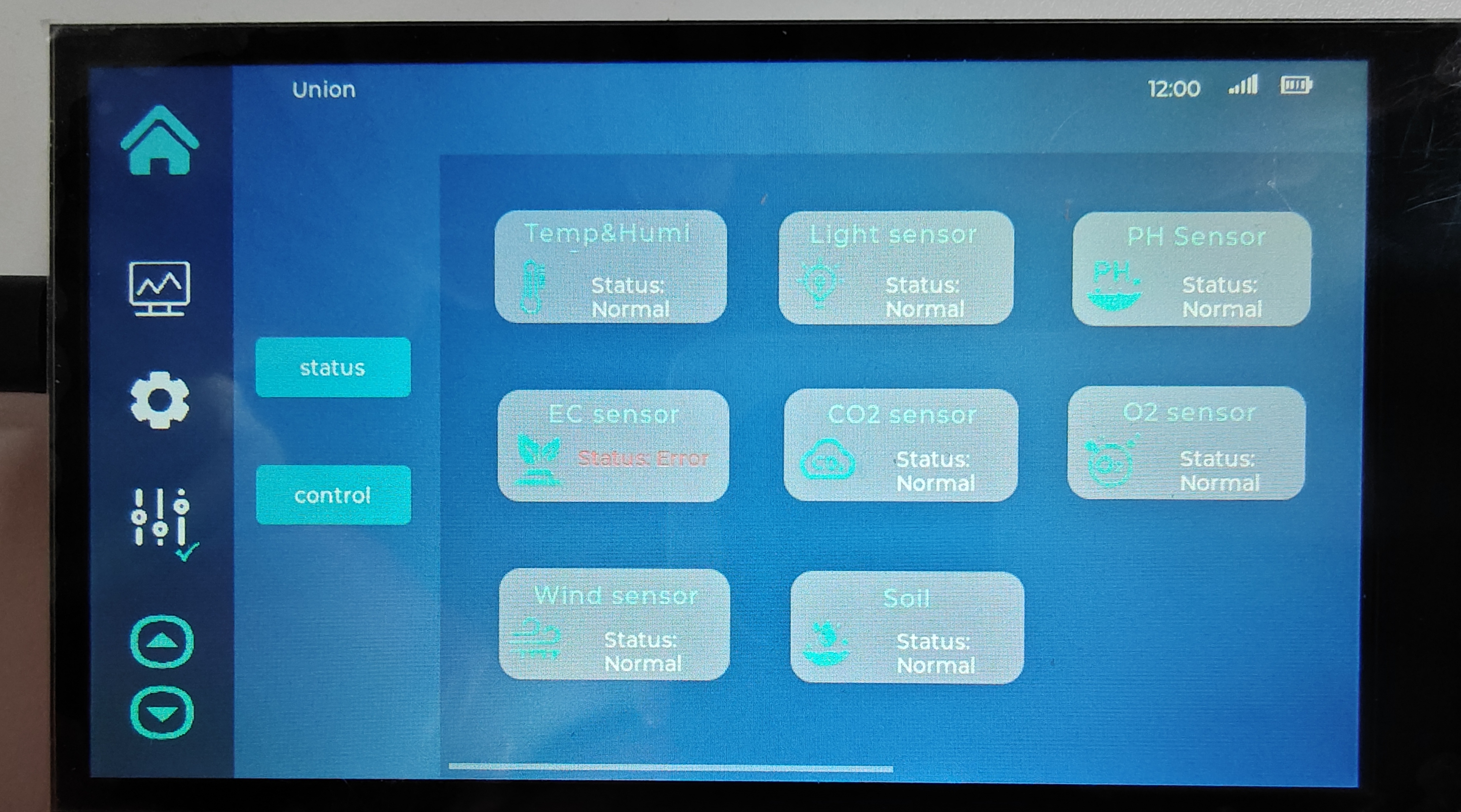 Smart Agriculture Control Panel Solution